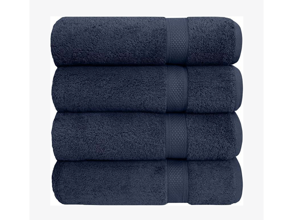Bloom 4 Pack Towels Zero Twist Cotton