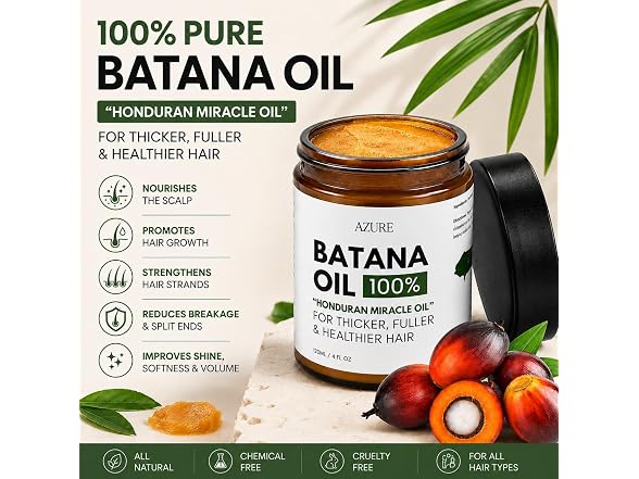 AZURE Batana Oil Paste for Hair Growth 100 Pure
