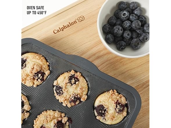 Calphalon  GlassFlex Technology  Muffin Pan - Grey