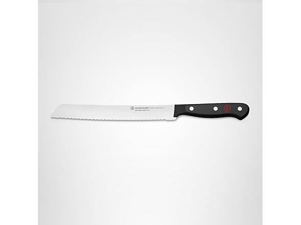 Wüsthof Gourmet 8" Bread Knife, Black (Open Box)