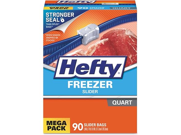 Hefty One Zip Slider Bags