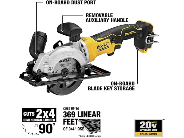 DEWALT DCS571B 20V Max Circ Saw