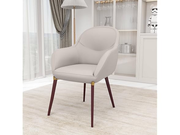 Leisuremod EDC21LGR Elias Dining Chair