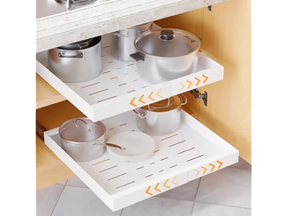 SpaceAid Pull Out Cabinet Organizer