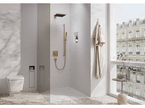 hansgrohe AddStoris Single Hook in Brushed Bronze