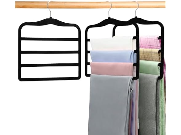 CLODSPAC Space Saving Pants Hangers