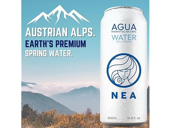 NEA Austrian Alps Water, 16.9oz, 12pk