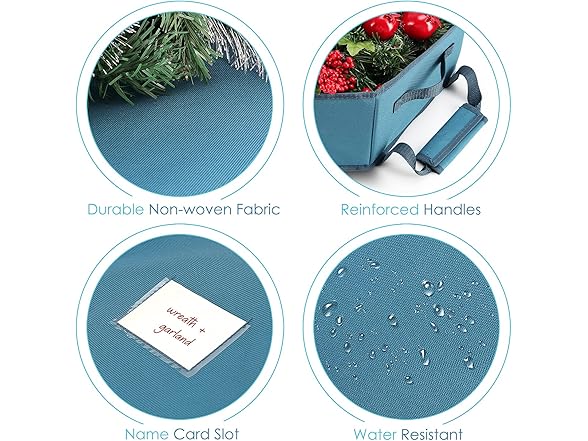 Hearth & Harbor Container-Hard Shell Christmas Bag