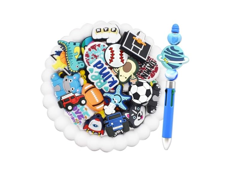 Pabucle Silicone Focal Beads Bulk