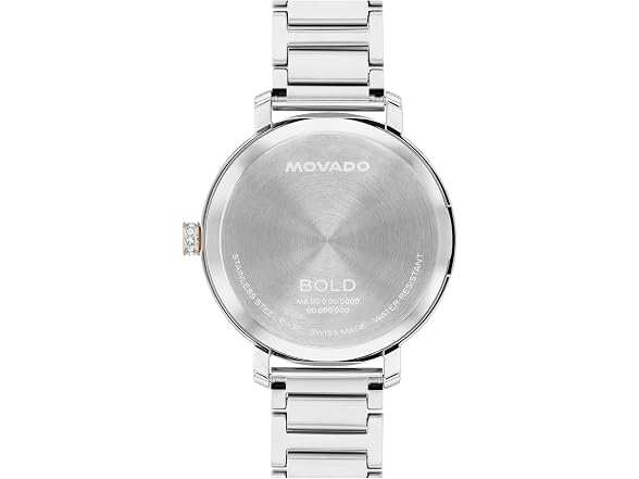 Movado Women's Bold Rose Gold Crystal-Set - Watch