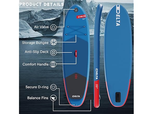 Bifanuo Bifanuo Inflatable Stand Up Paddle Board with SUP