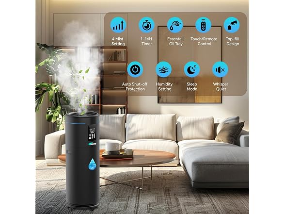Honovos 17L/4.5Gal Large Room Humidifier