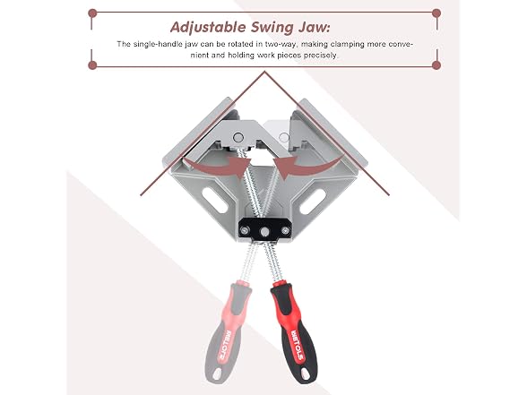 WETOLS Corner Clamp for Woodworking, 4 Pieces