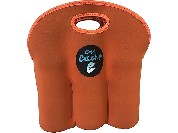 Cold Cache Bottle Can Cooler Insulated 6 Pack Tote
