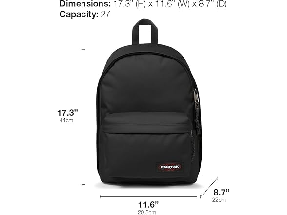 EASTPAK Out Of Office 31L Backpack with Dual Compartments