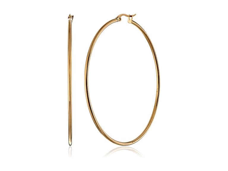 Amazon Essentials Women 51mm Stainless Earrings - Gallery 6