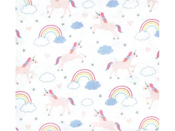 Hudson Baby Receiving Blankets, Unicorns