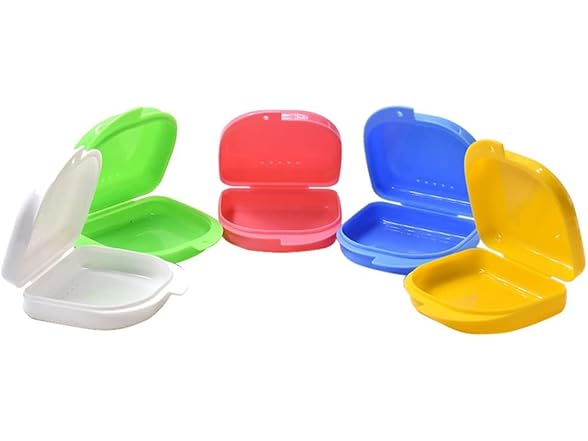 AKOAK Denture Case 2pc Yellow