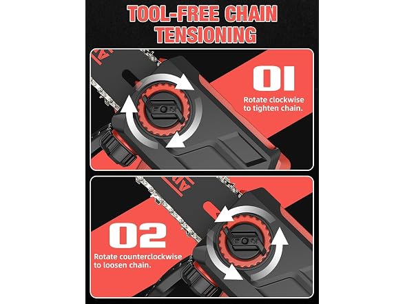 APEXPOWER 12 Inch Brushless Electric Chainsaw