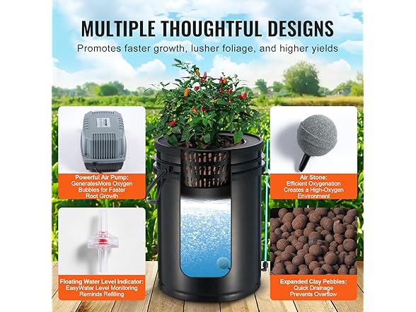 VEVOR DWC Hydroponics Grow System