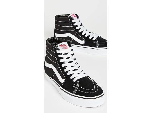 Vans Sk8 Hi Sneakers Black/White 10.5M