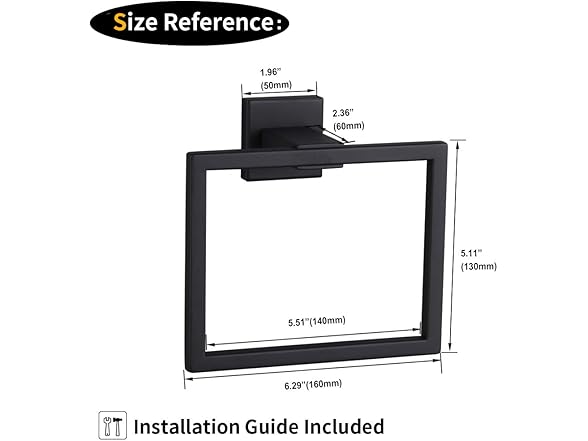 BEIGEEWY SUS 304 Bathroom Hand Towel Holder