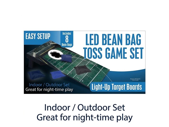 LED Bean Bag Toss Game Set