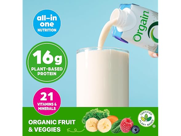 Orgain Organic Nutritional Vegan 16g Protein