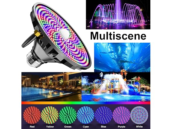 Jadisi LED RGBW Pool Light Bulb for