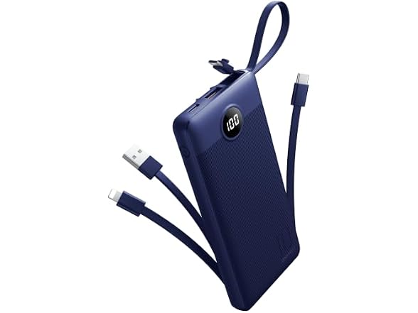 Coowisty 10000mAh Slim Power Bank USB-C