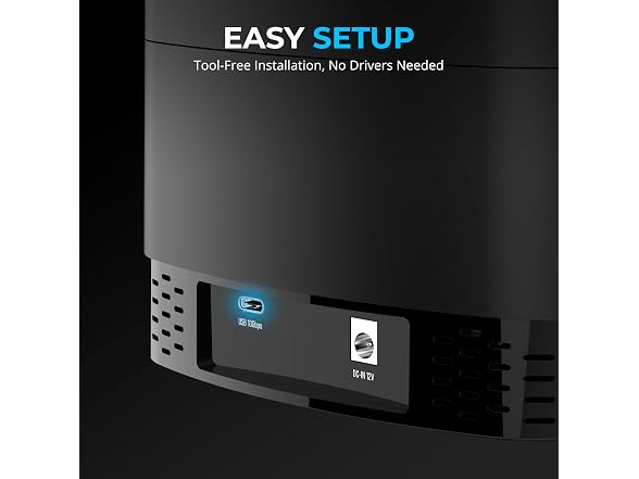 5-Bay USB-C Docking Station