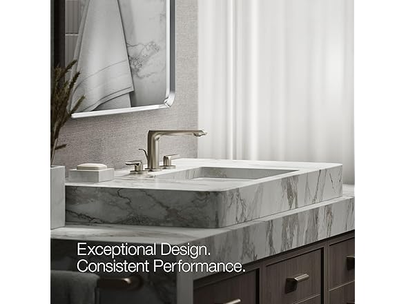 KOHLER 97352-4-BN Avid® Widespread Faucet