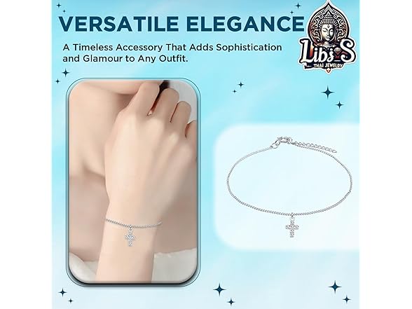 Thai Jewelry Silver Zircon Bracelet