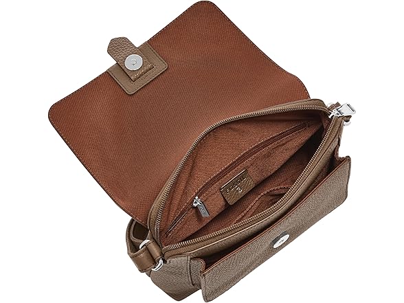 Fossil Kinley Leather Small Flap Crossbody Bag