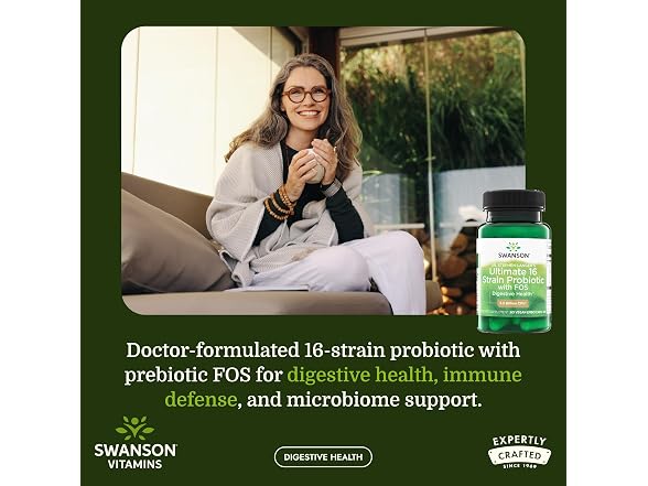 Swanson 16-Strain Probiotic 60 Caps