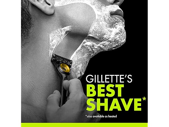 Gillette Labs Special NFL Steelers Edition Shaving Razor for Men - 1 Handle, 4 Razor Blade Refills & Magnetic Stand, GilletteLabs with Exfoliating Bar