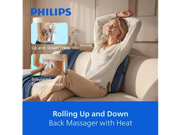 PHILIPS Back Massager with Heat