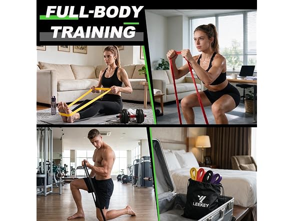LEEKEY Resistance Bands Set