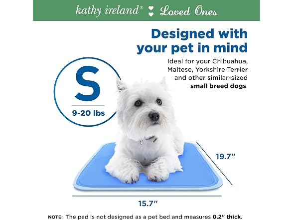 The Green Pet Shop Kathy Ireland: Loved Ones Cool Pet Pad