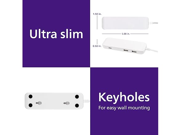 Philips USB Slim Charger, 2 USB-A