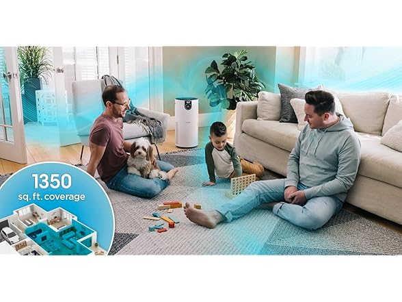 Shark R-UA205 HEPA Air Purifier MAX with Clean Sense