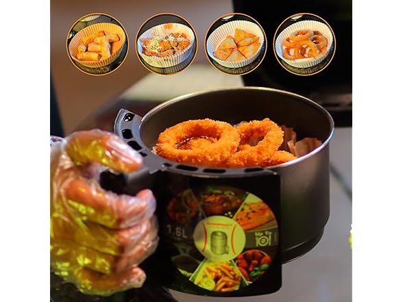 Disposable Air Fryer Liners 50-Pack