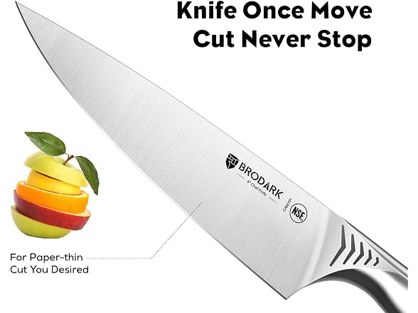 BRODARK 15-Piece Knife Block Set