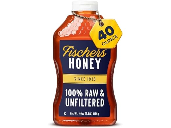Raw Honey 40 oz – Fischer's 100% Pure Unfiltered