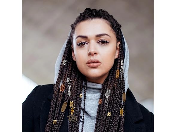 Nafaboig 180PCS Dreadlock Accessories