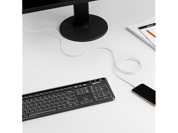 Amazon Basics 2-Pack Apple MFi Certified USB-A to Lightning Cable