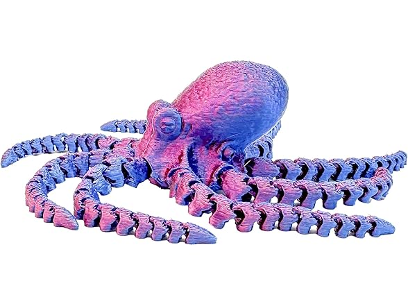 Raymond Geddes 3D Printed Octopus Fidget Toys – Pack of 16