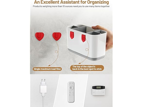 gliship 10psc Magnetic Remote Control Holder Wall Mount