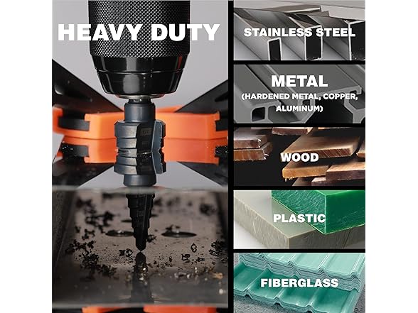 SHARPTOOL SHARPTOOL M2 HSS Step Drill Bit Kit, He