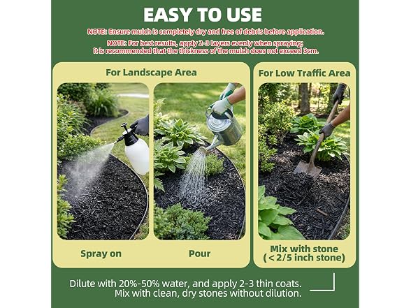 Shabebe Mulch Binder 2 Gallons